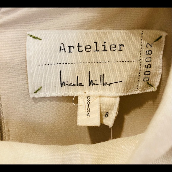 NWT Artelier Nicole Miller linen dress - Picture 7 of 7